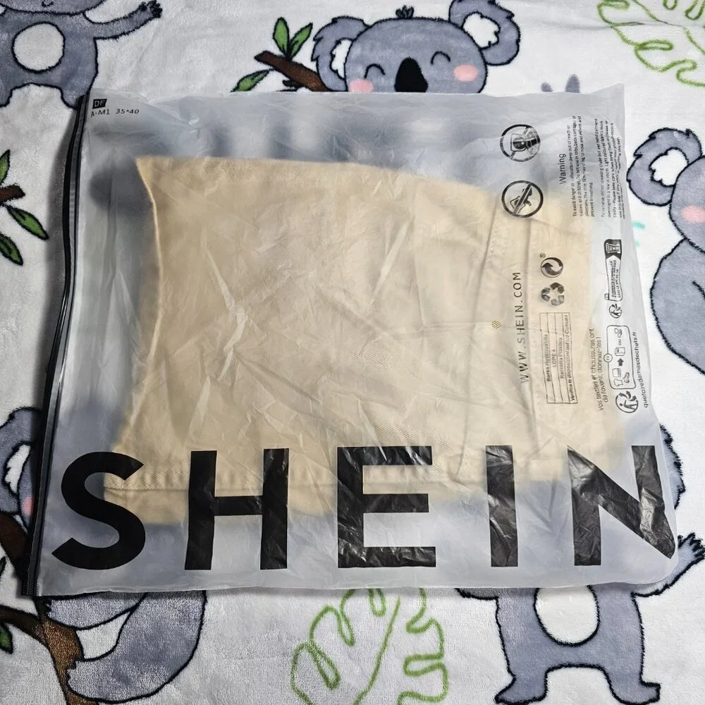 SHEIN ICON Flap Pocket Side Cargo Denim Skirt - Picture 8 of 8